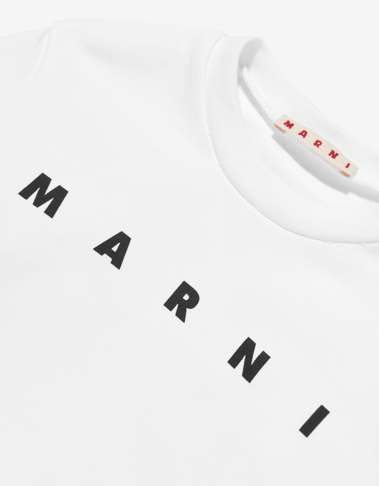 Kids Logo Sweatshirt in White