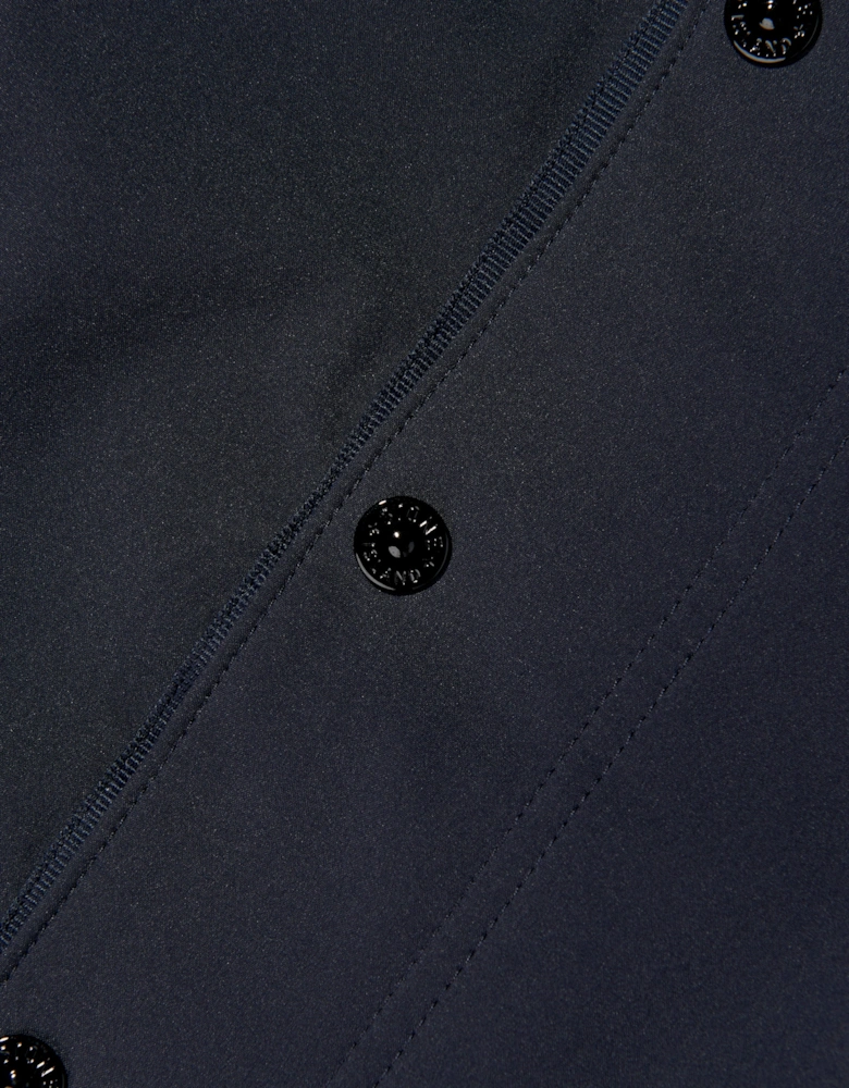 Boy Hooded Bomber Jacket in Navy