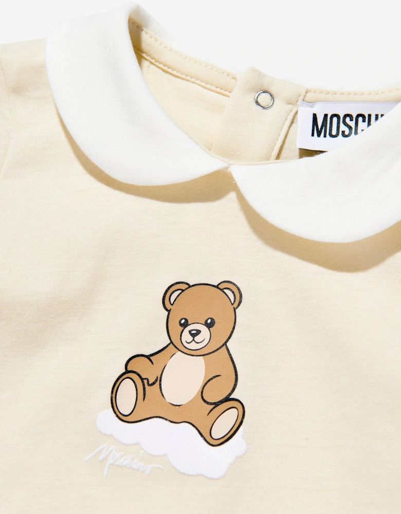 Baby Teddy Bear Romper in Beige