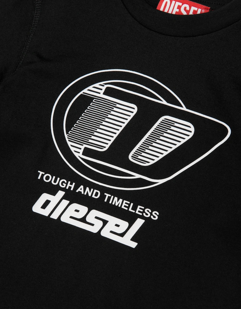 Kids Logo T-Shirt in Black