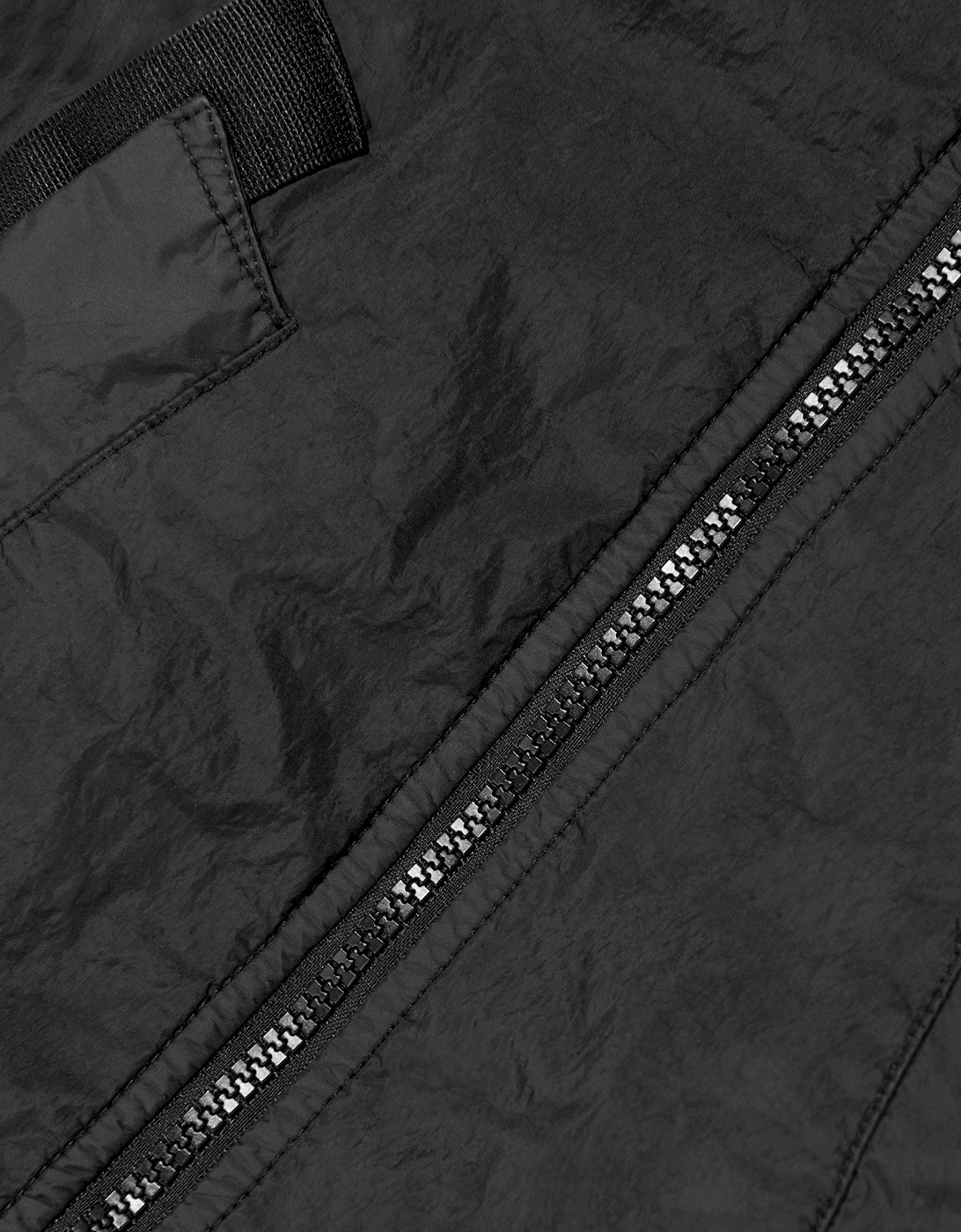 Boys Lightweight Ripstop Jacket in Black