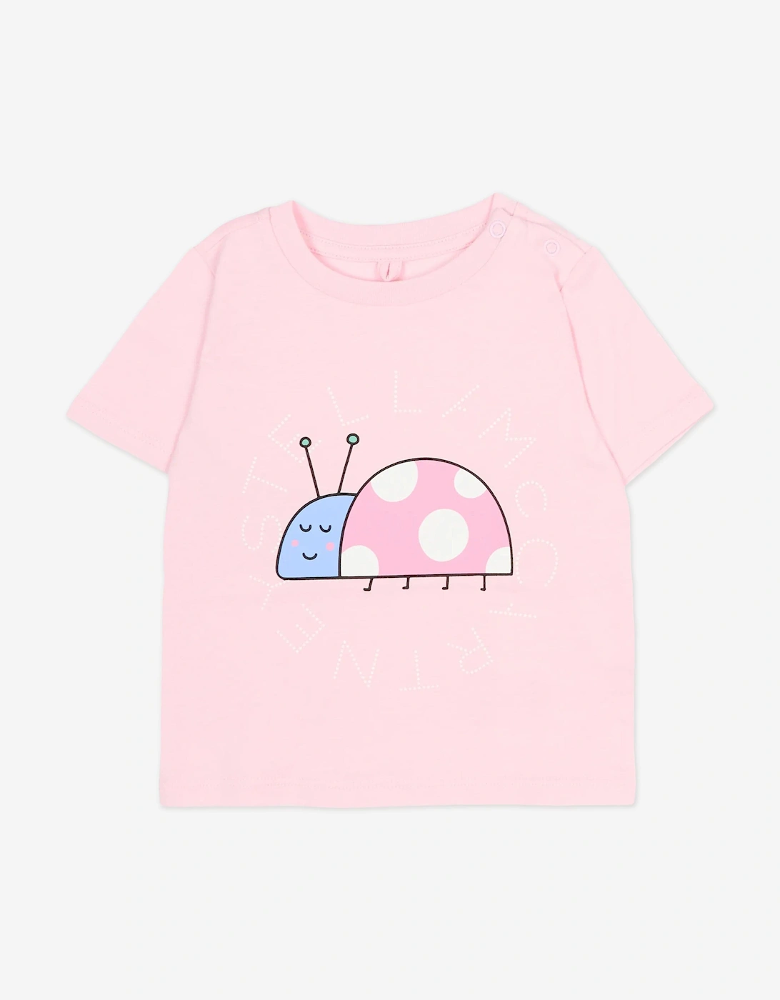 Baby Girls Ladybird Logo T-Shirt in Pink, 4 of 3