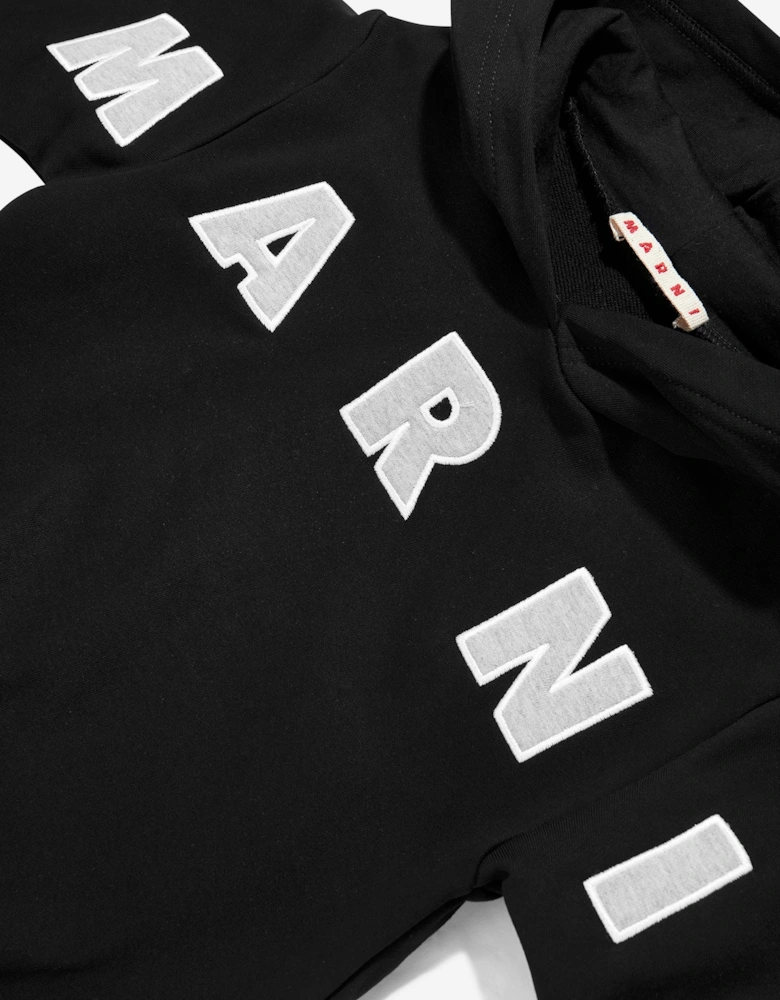 Kids Logo Hoodie in Black
