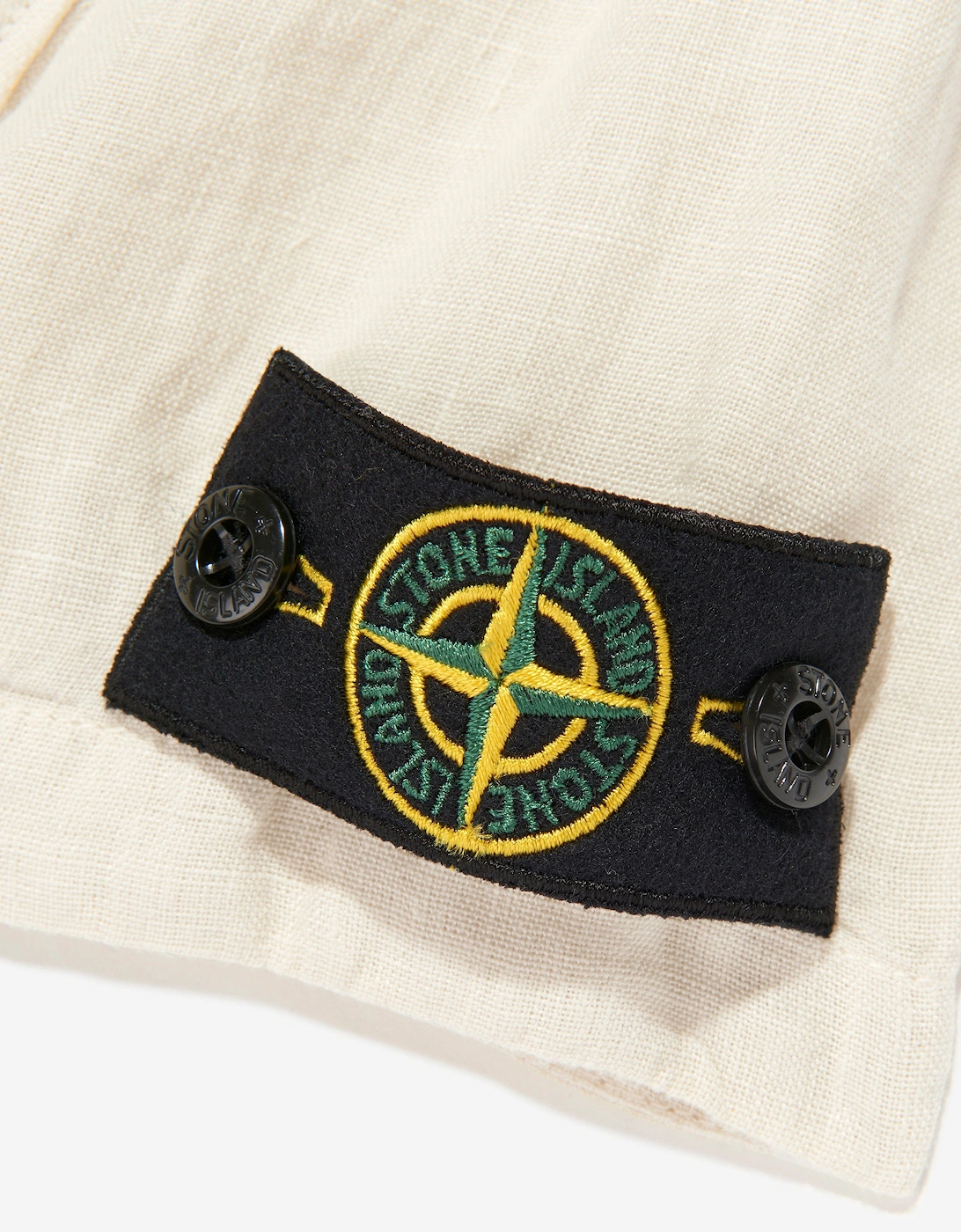 Boys Linen Pocket Shirt in Ivory