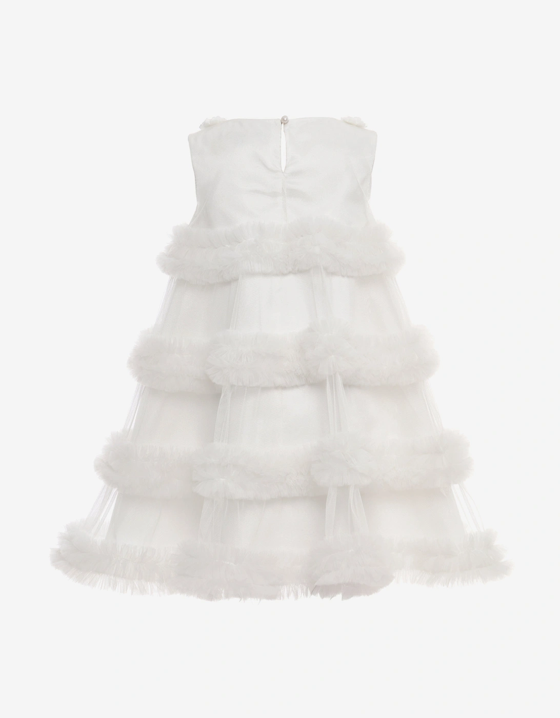 Girls Occasion Dress with Headband in Ivory