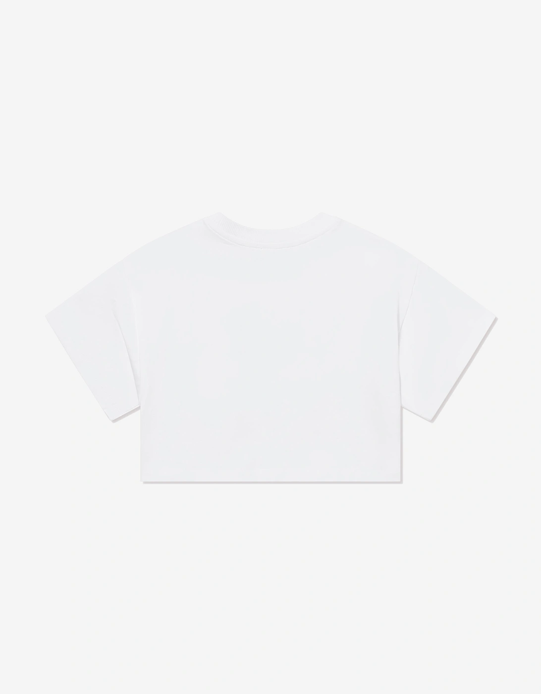 Girls Teddy Bear Logo T-Shirt in White