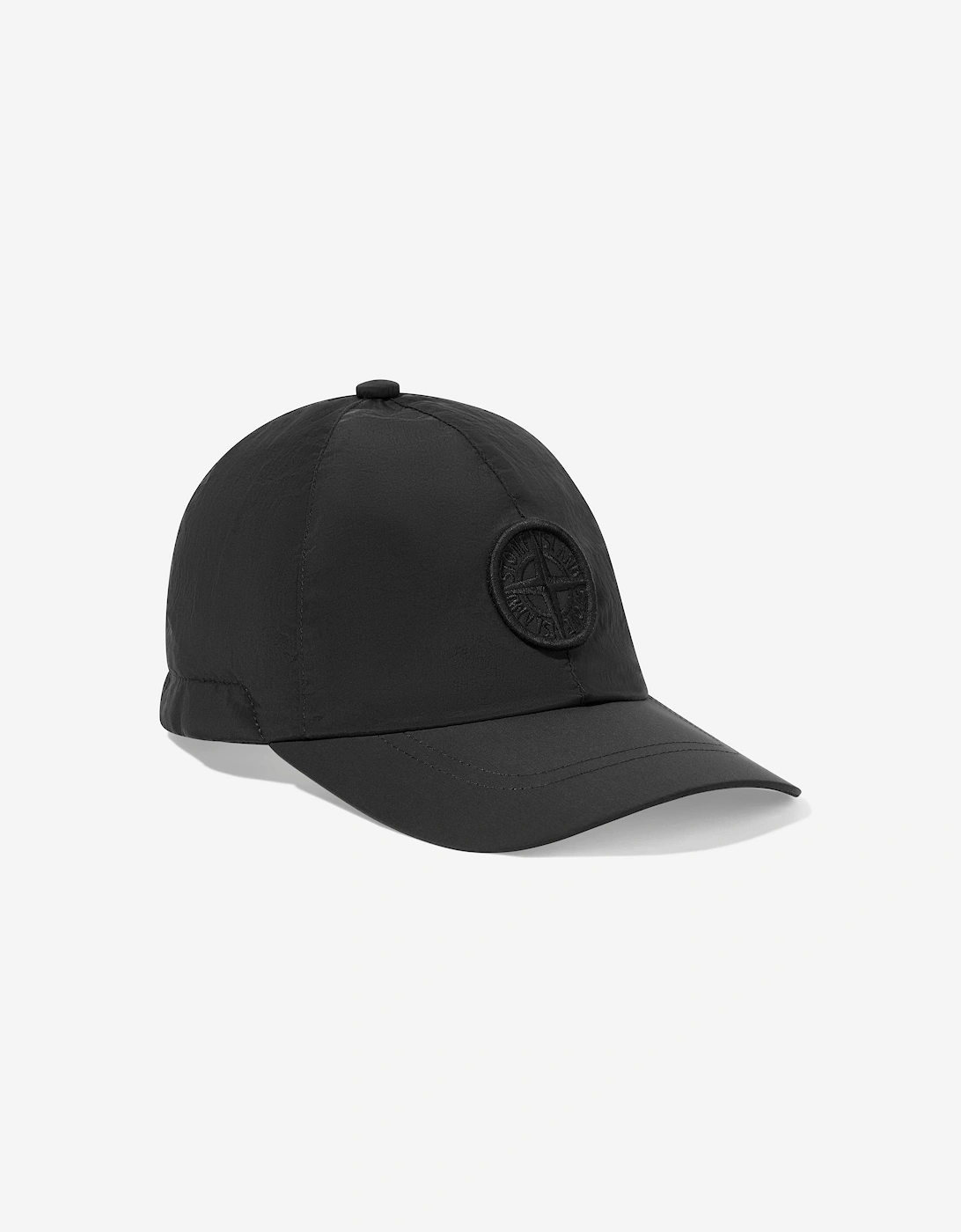 Boys Compass Logo Baseball Cap in Black