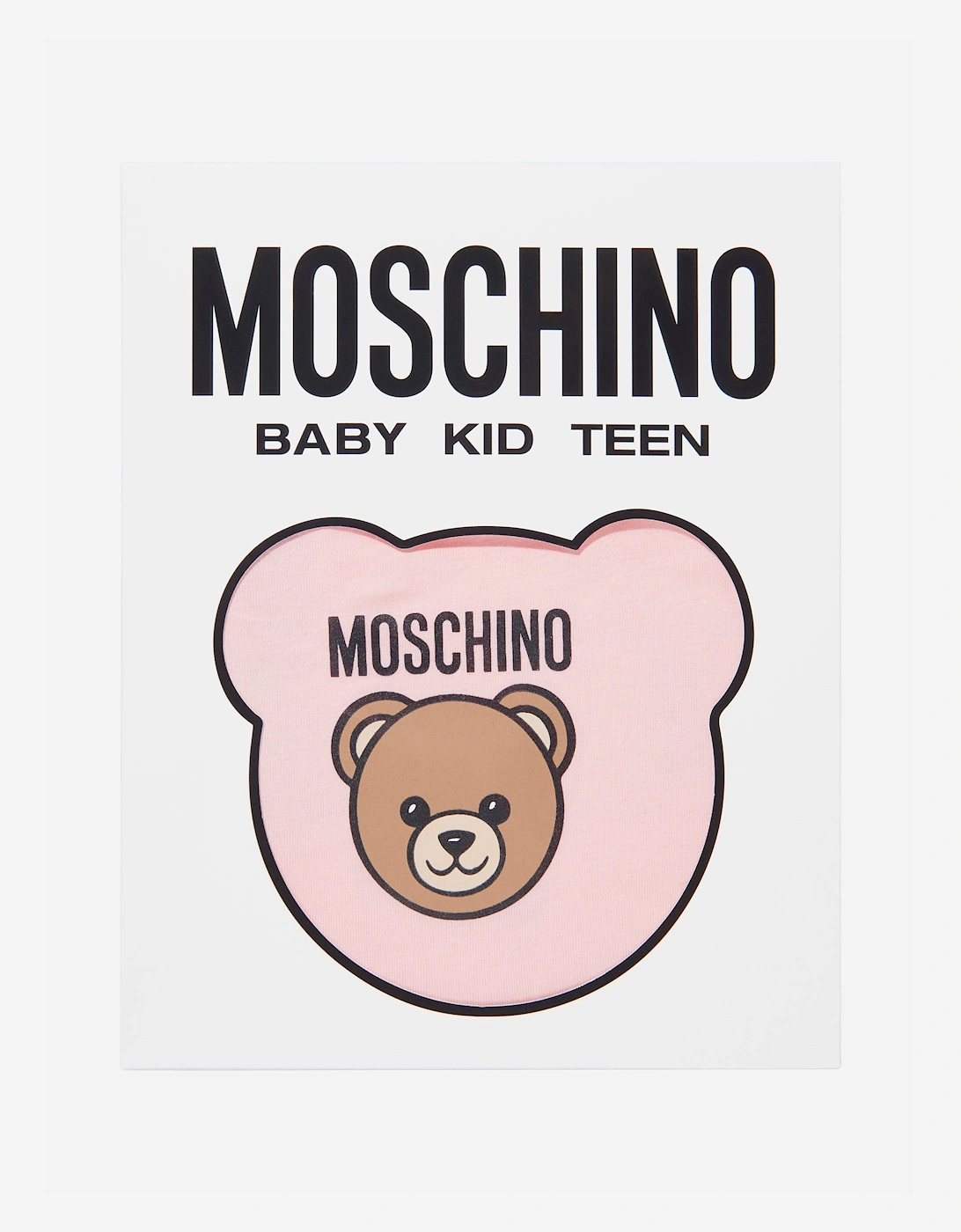 Baby Girls Bear Logo babygrow Set in Pink