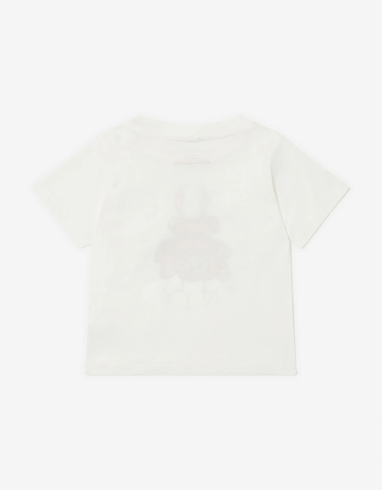 Baby Boys Beetle Logo T-Shirt in Ivory