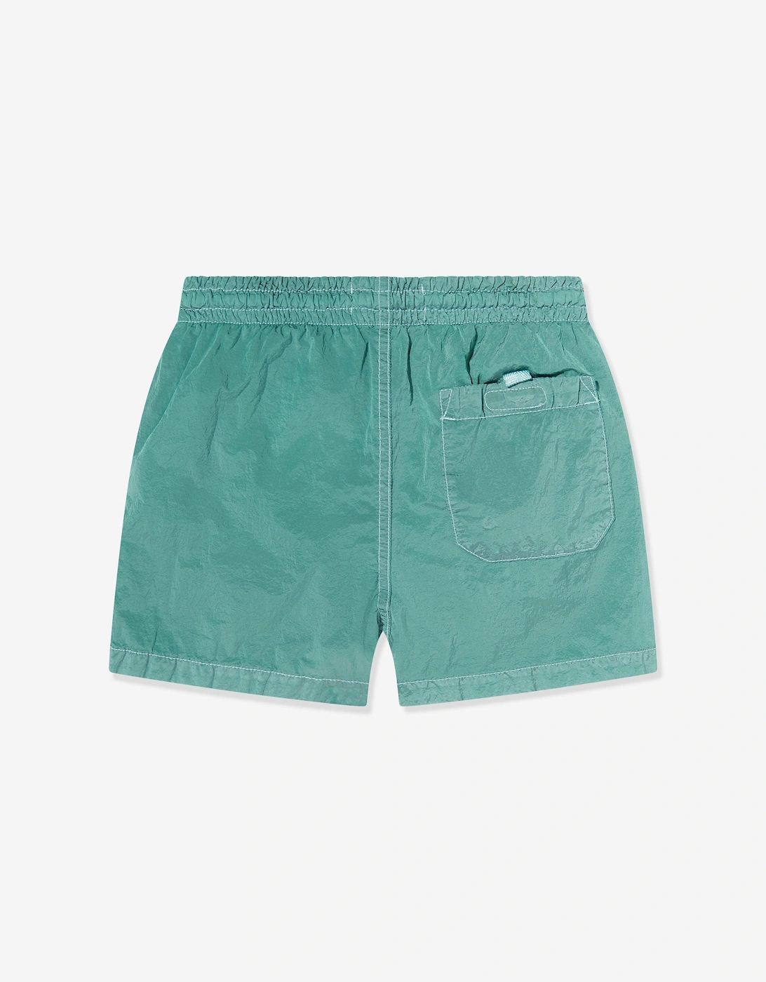 Boys Compass Logo Swim Shorts in Green