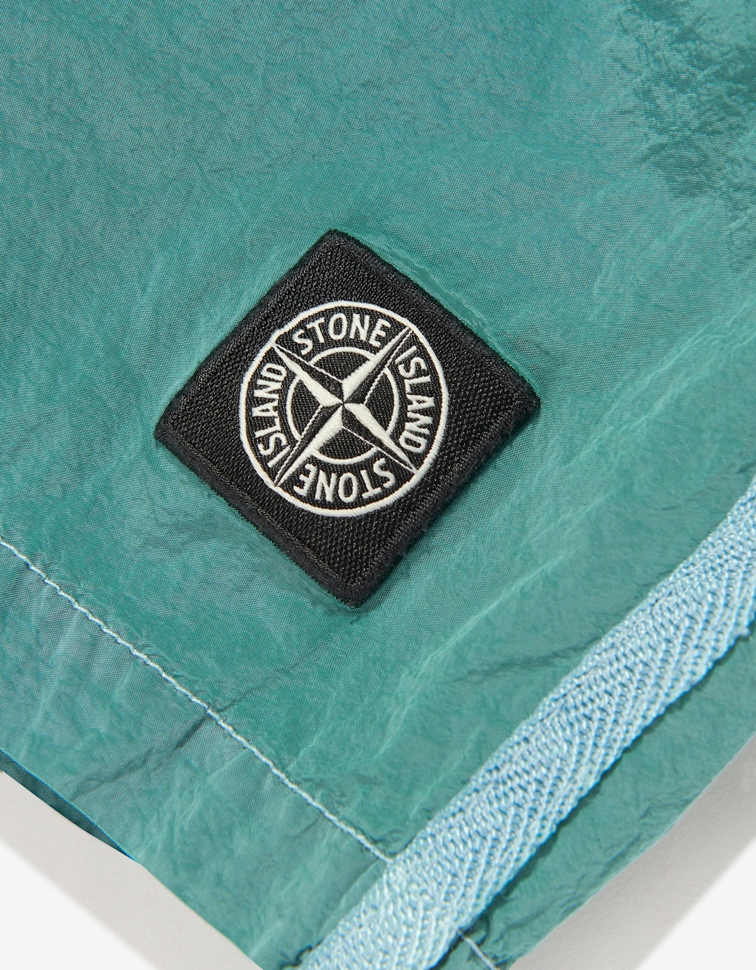 Boys Compass Logo Swim Shorts in Green