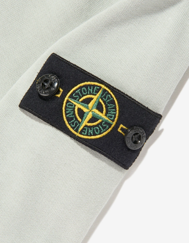 Boys Cotton Fleece Sweatshirt in Grey