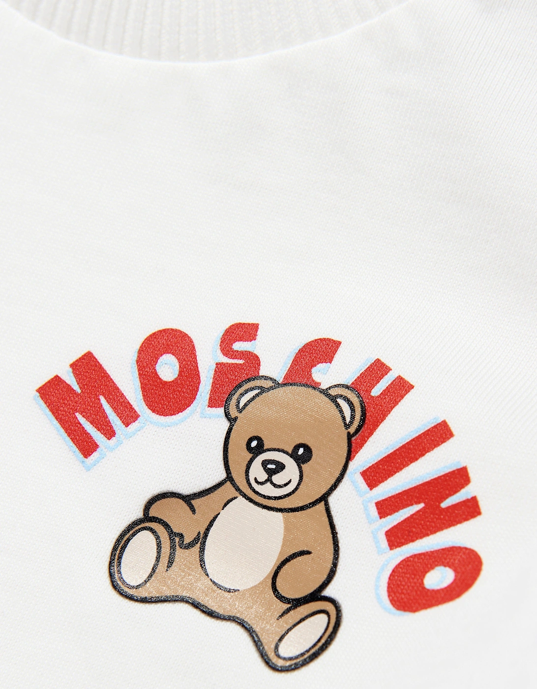 Baby Teddy Bear Logo T-Shirt in Ivory