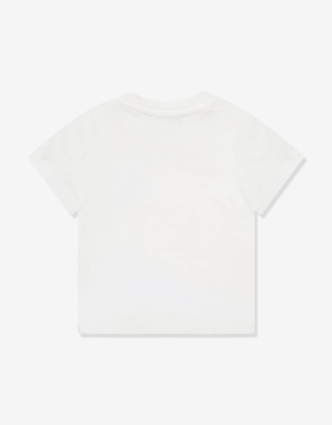 Baby Teddy Bear Logo T-Shirt in Ivory