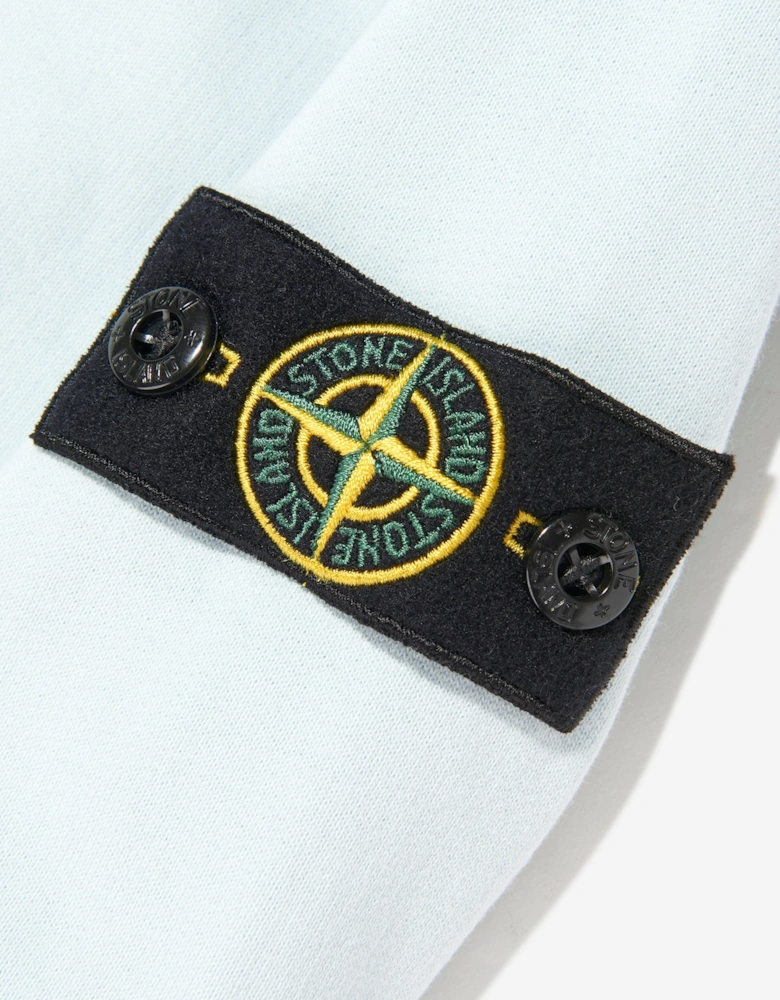 Boys Cotton Fleece Sweatshirt in Blue