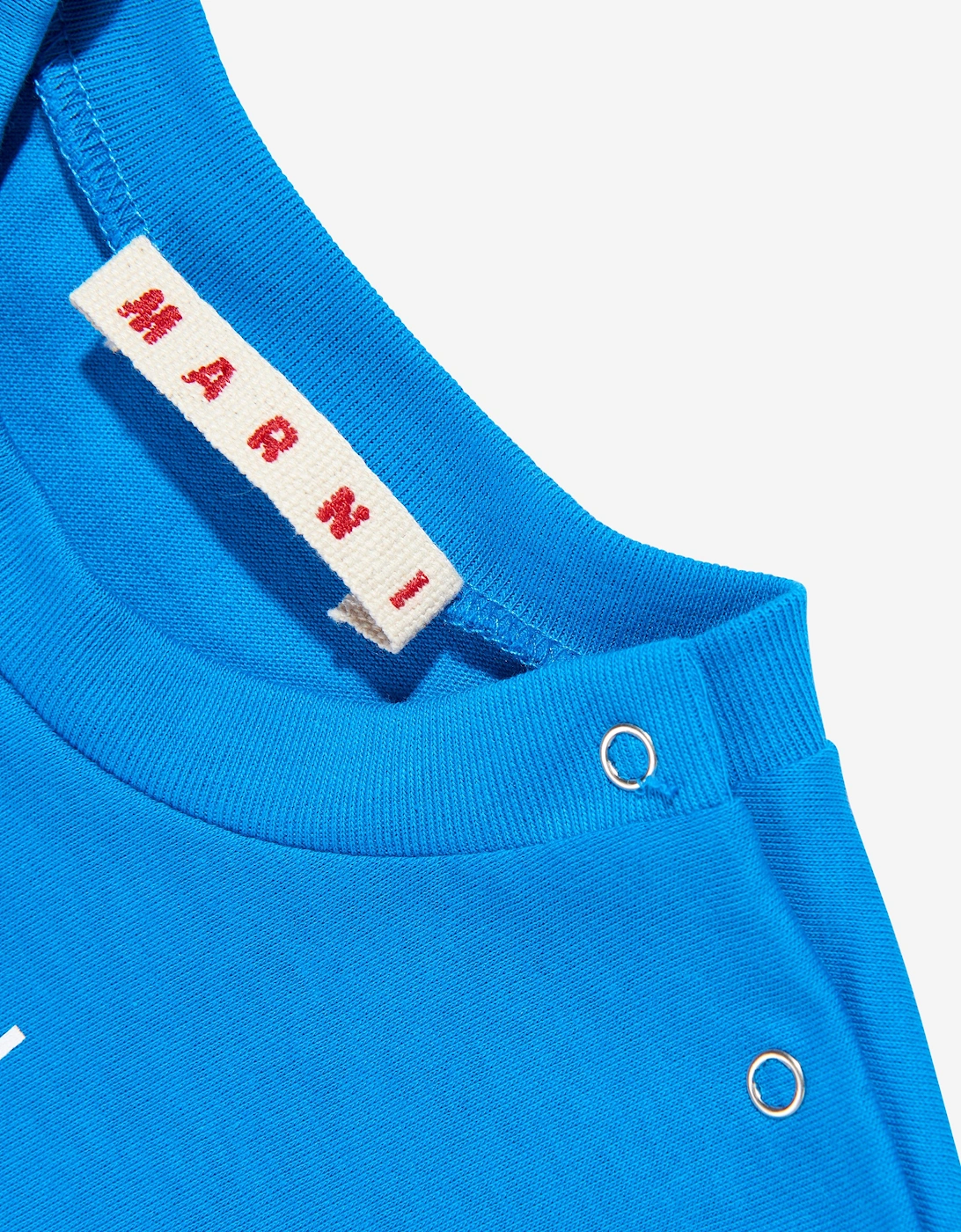 Baby Cotton Logo T-Shirt in Blue