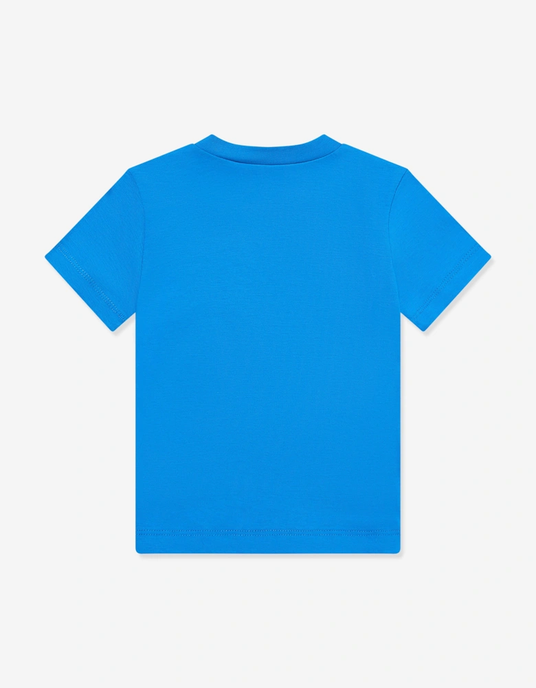 Baby Cotton Logo T-Shirt in Blue