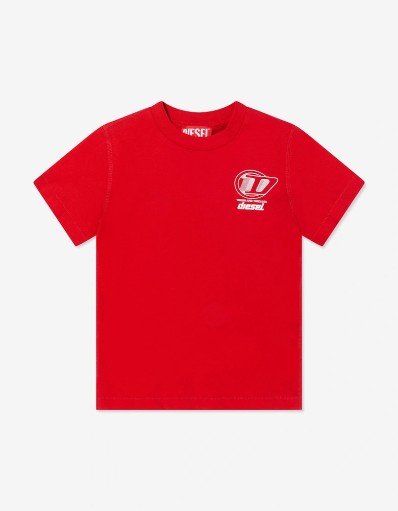 Kids Logo T-Shirt in Red