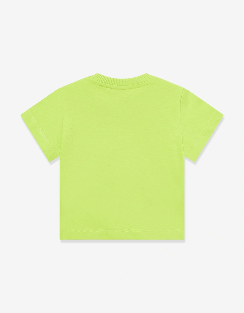 Baby Teddy Bear Logo T-Shirt in Green
