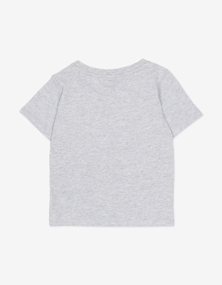 Baby Boys Guitar Print T-Shirt in Grey