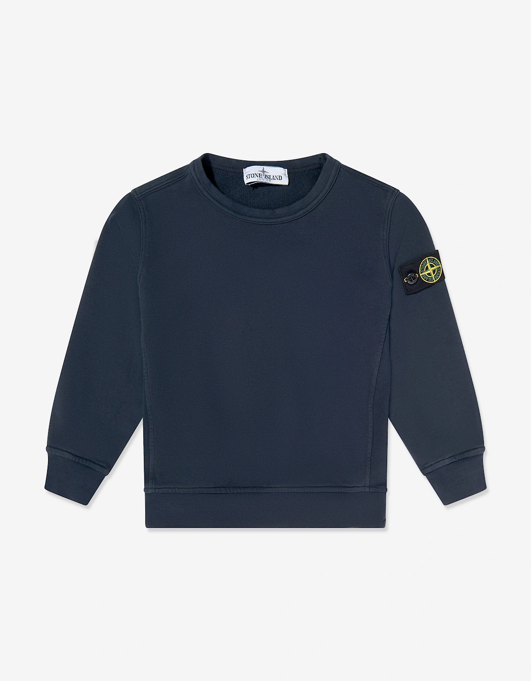 Boys Cotton Fleece Sweatshirt in Navy, 5 of 4
