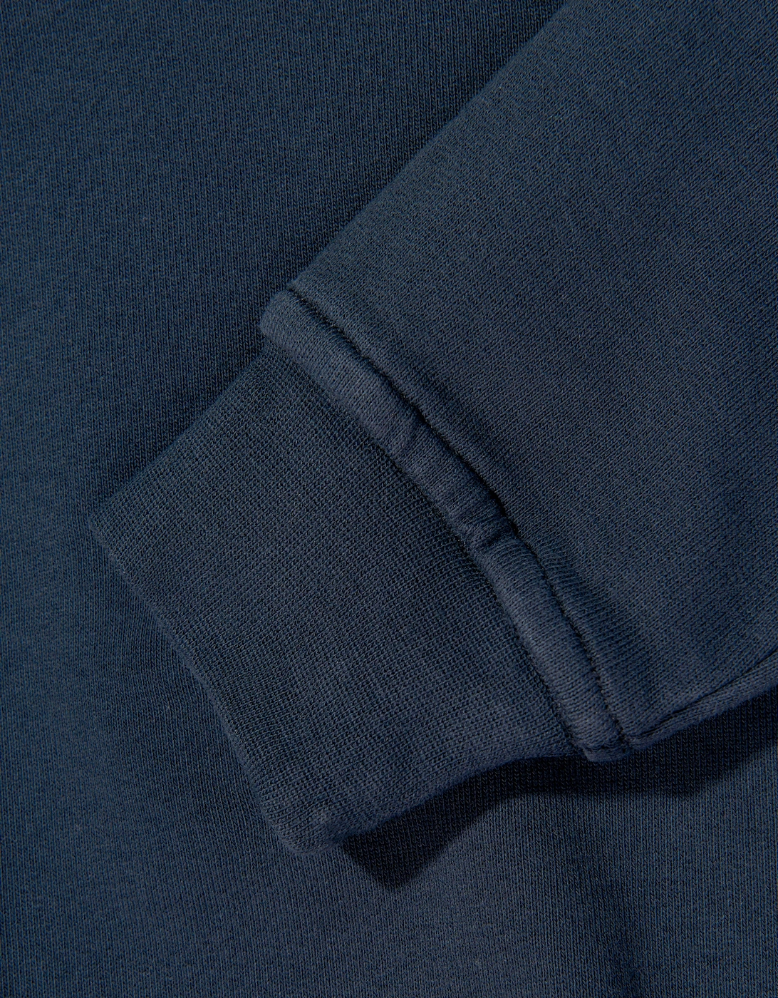 Boys Cotton Fleece Sweatshirt in Navy