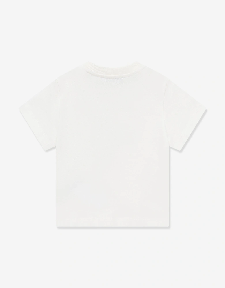 Baby Teddy Bear Logo T-Shirt in Ivory