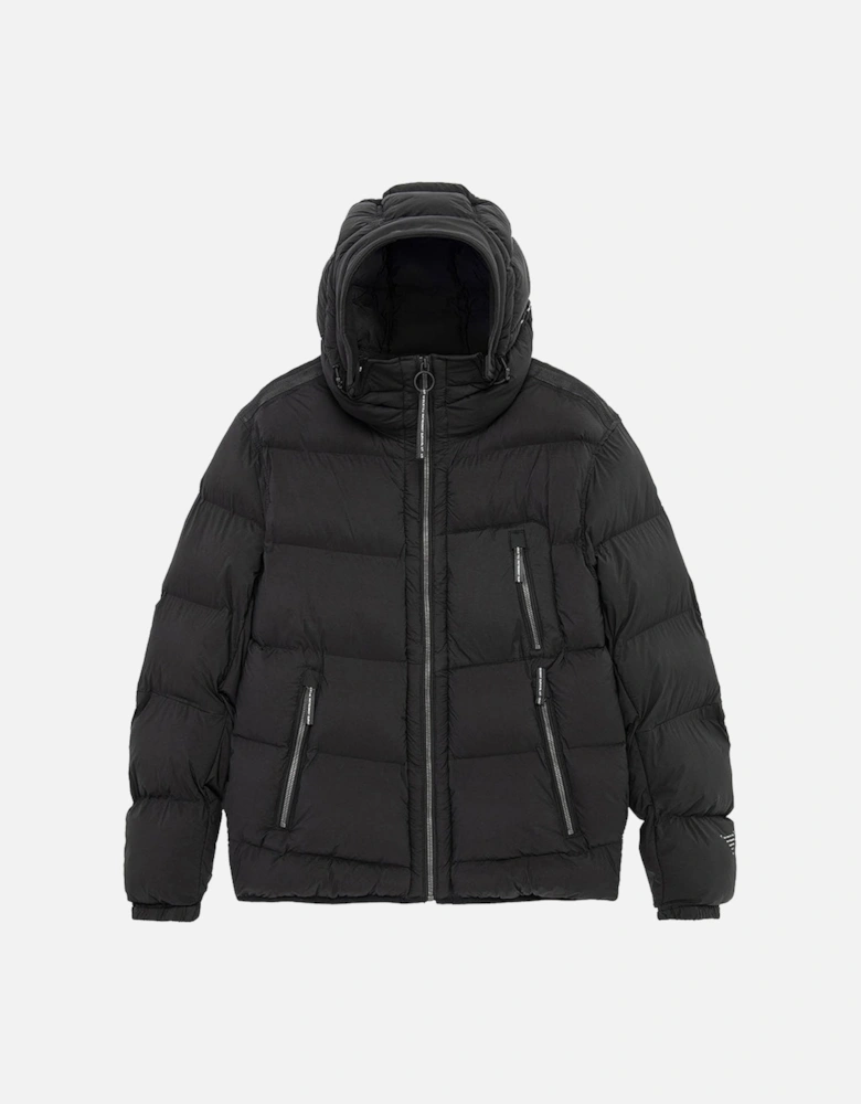 Rook Black Hooded Puffer Jacket