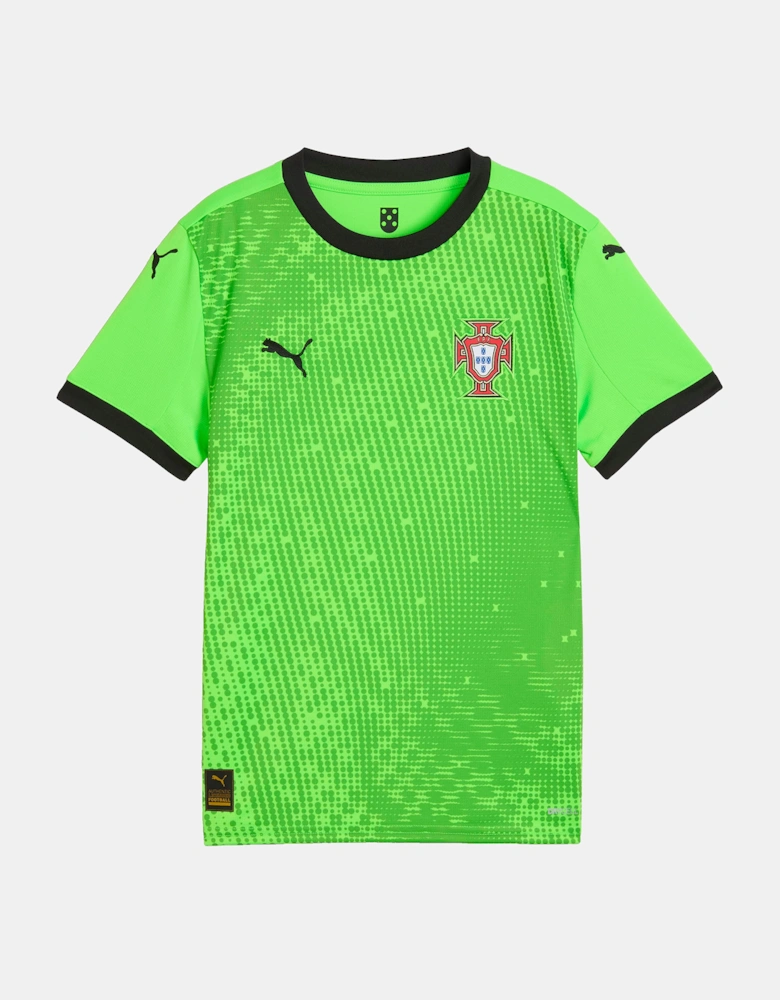 Junior Portugal Short Sleeve Goalkeeper Jersey