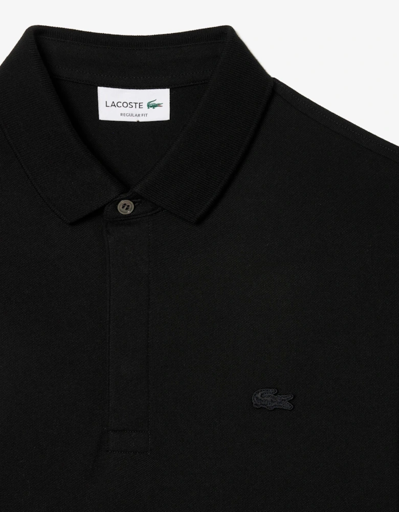 Smart Paris Mens Stretch Cotton Polo Shirt - Black 031