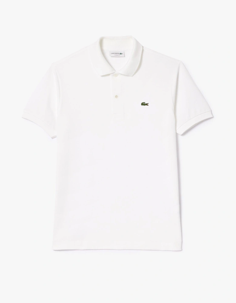 Classic Fit L.12.12 Mens Short Sleeve Polo Shirt - White 001