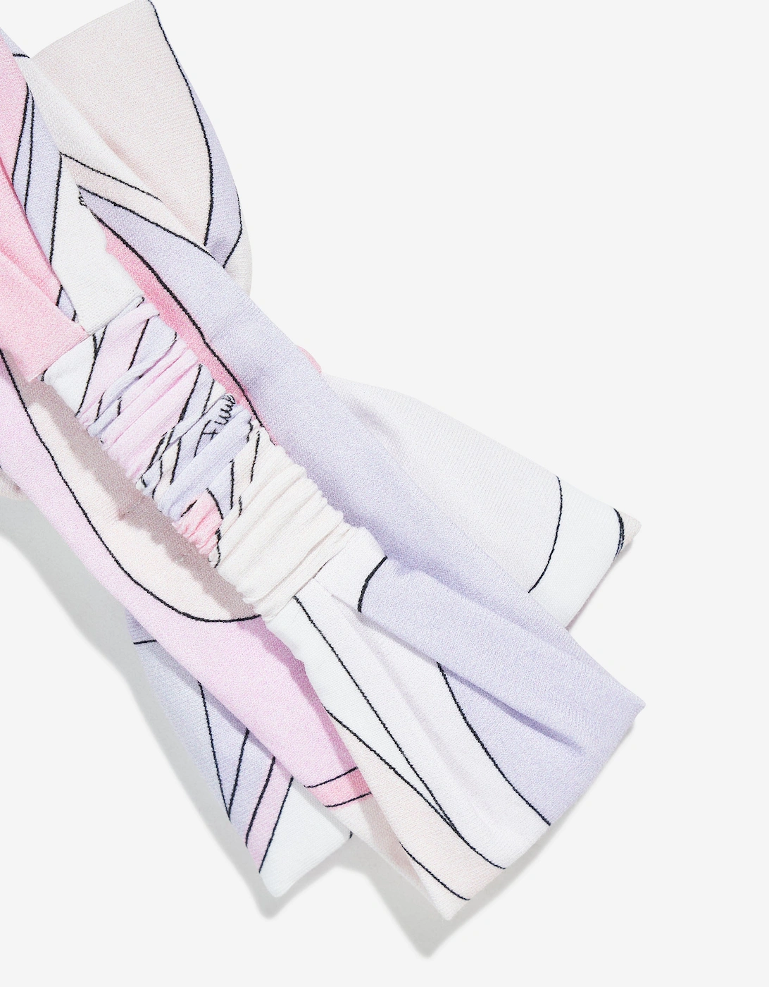 Baby Girls Iride Bow Headband in Pink