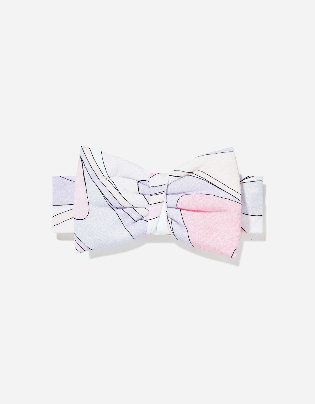 Baby Girls Iride Bow Headband in Pink, 5 of 4