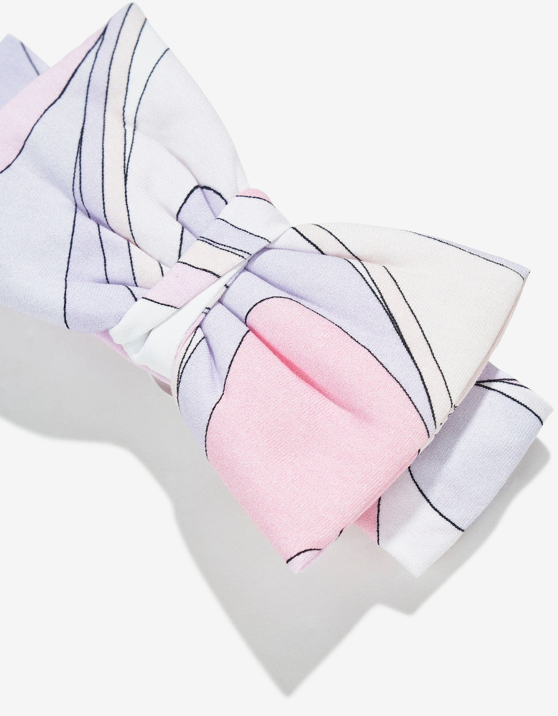 Baby Girls Iride Bow Headband in Pink