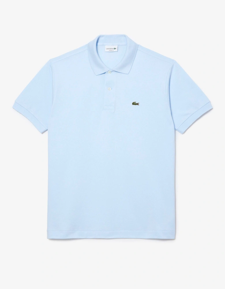 Classic Fit L.12.12 Mens Short Sleeve Polo Shirt - Light Blue T01