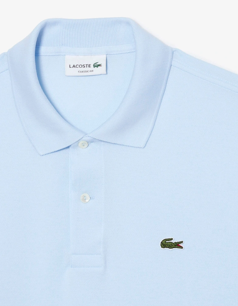 Classic Fit L.12.12 Mens Short Sleeve Polo Shirt - Light Blue T01