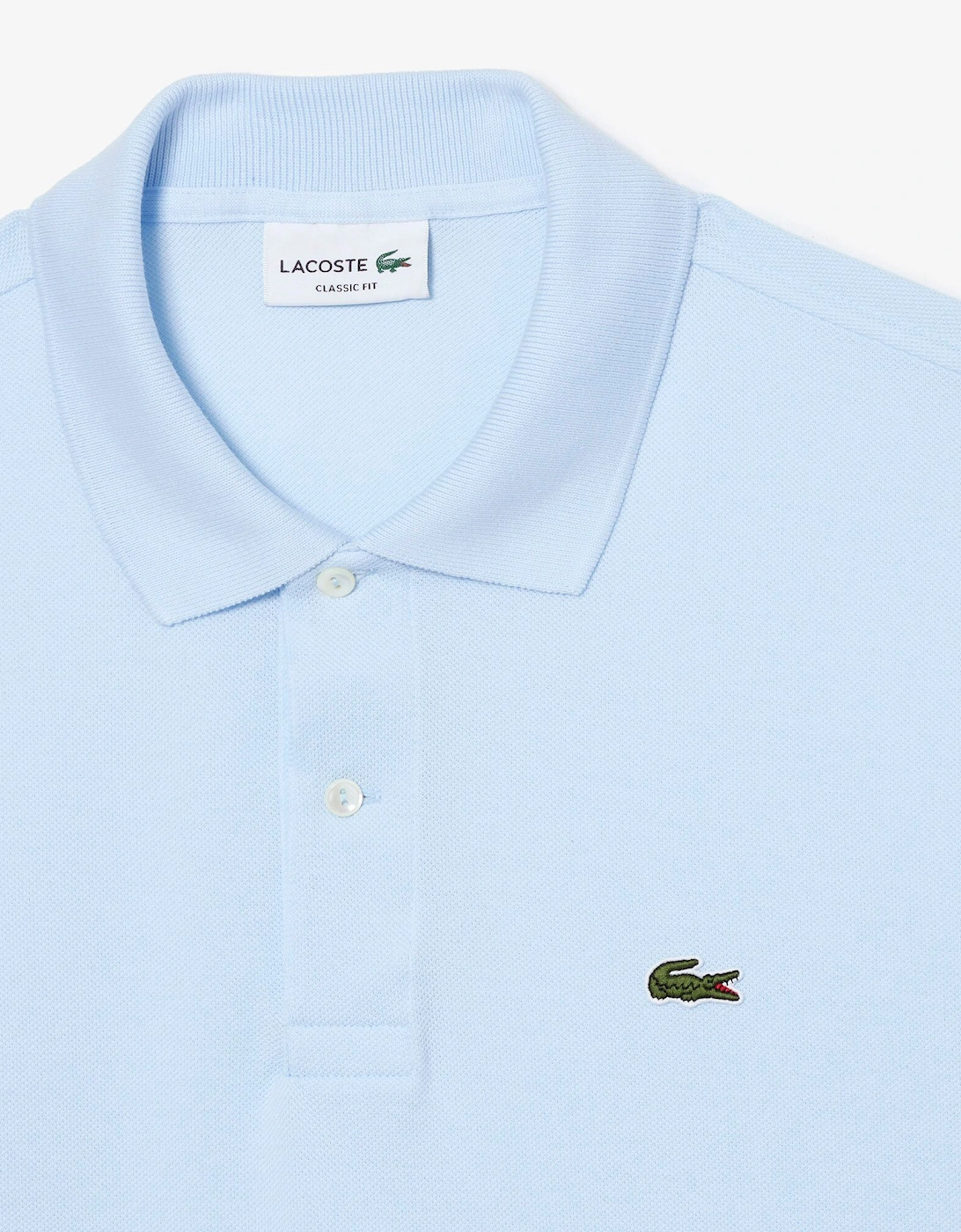 Classic Fit L.12.12 Mens Short Sleeve Polo Shirt - Light Blue T01