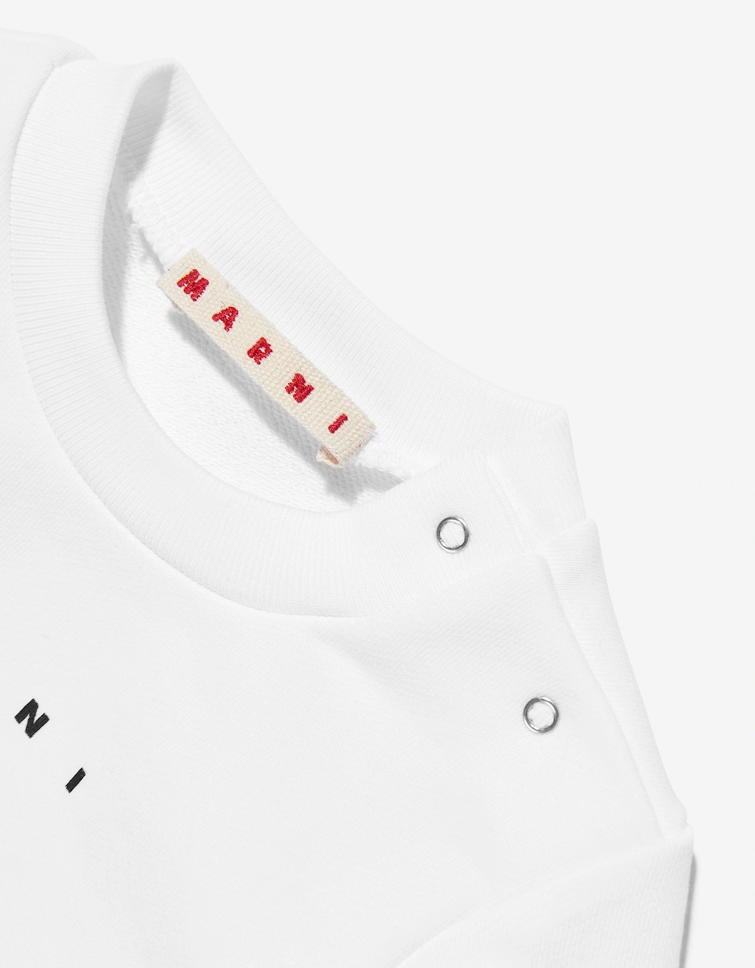 Baby Logo Sweatshirt in White