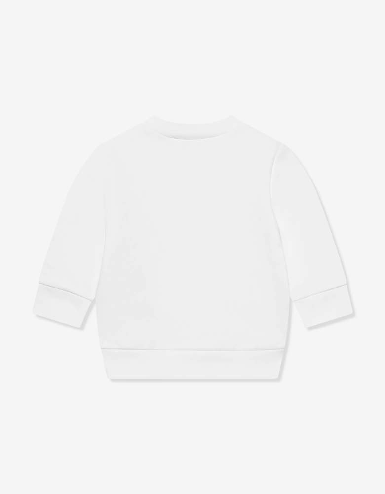 Baby Logo Sweatshirt in White