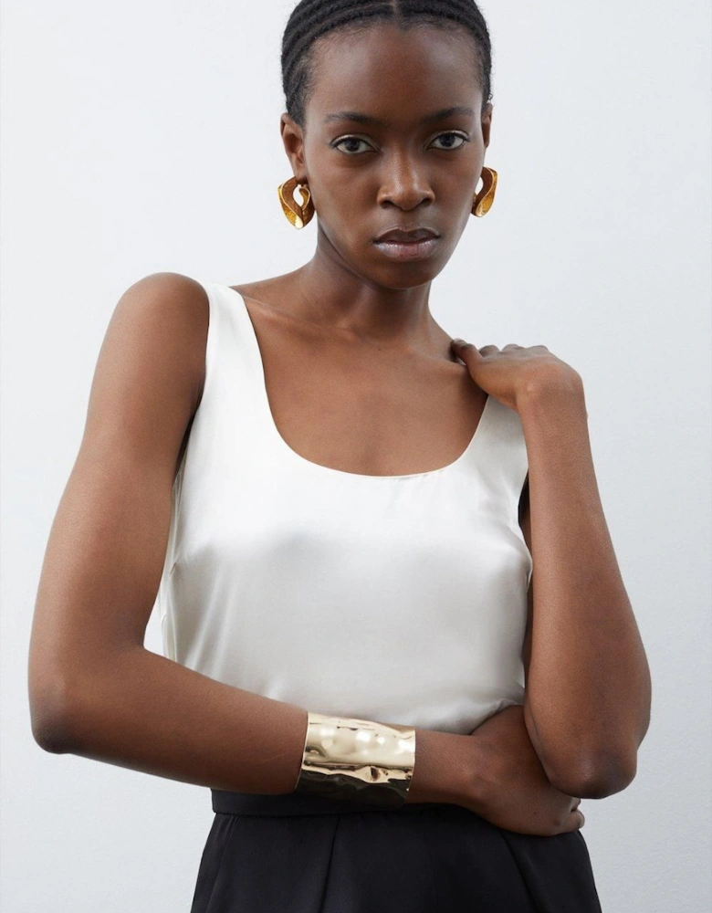 Premium Viscose Satin Woven Cami Top