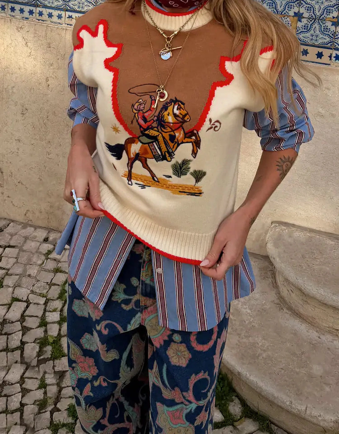 Cowgirl ro fitted tank, 6 of 5