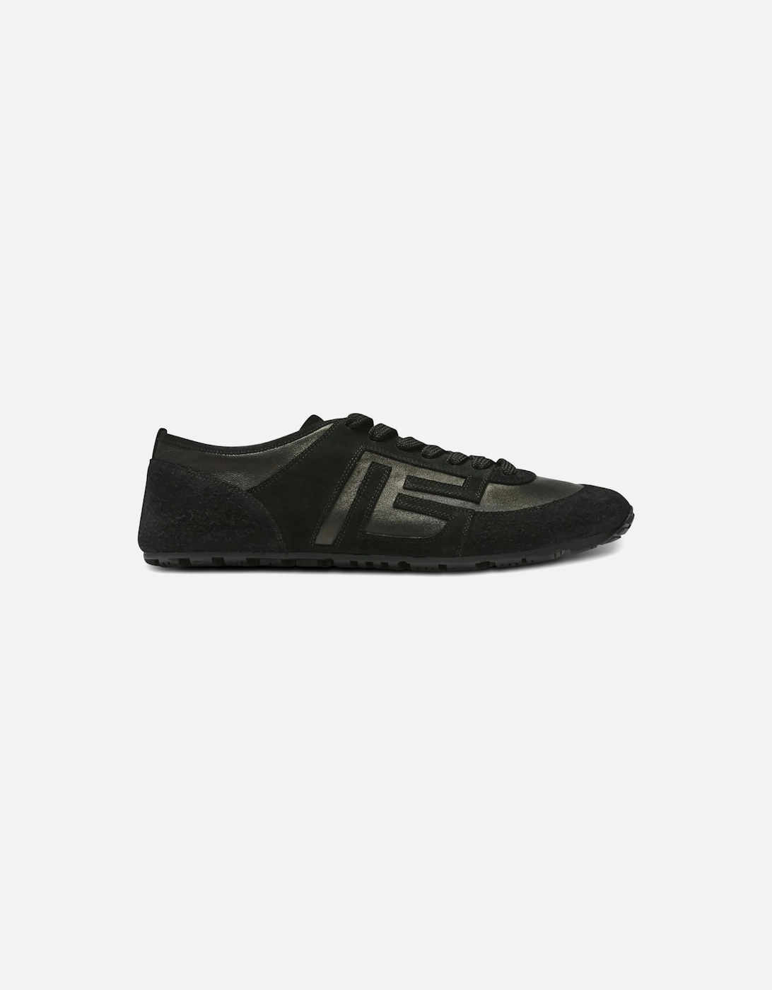 Balmain Balmain Men's Racer 45 Suede Sneakers Black
