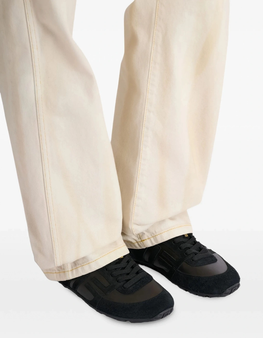 Racer 45 Suede Sneakers Black