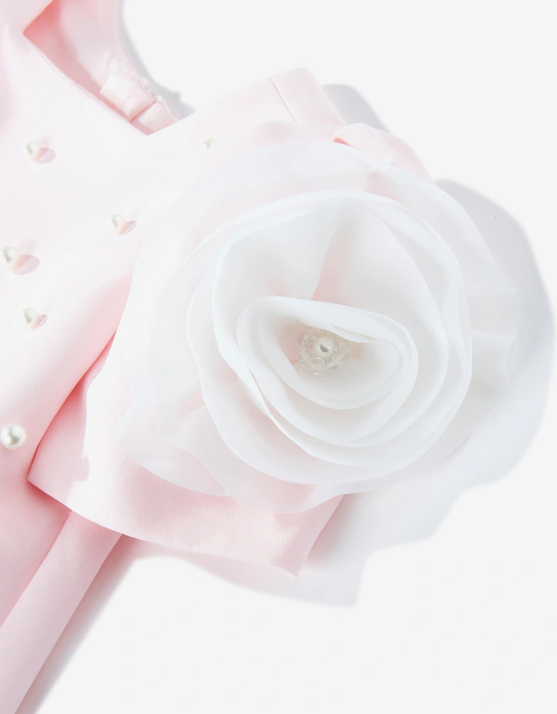 Girls Flower Occasion Dress in Pink