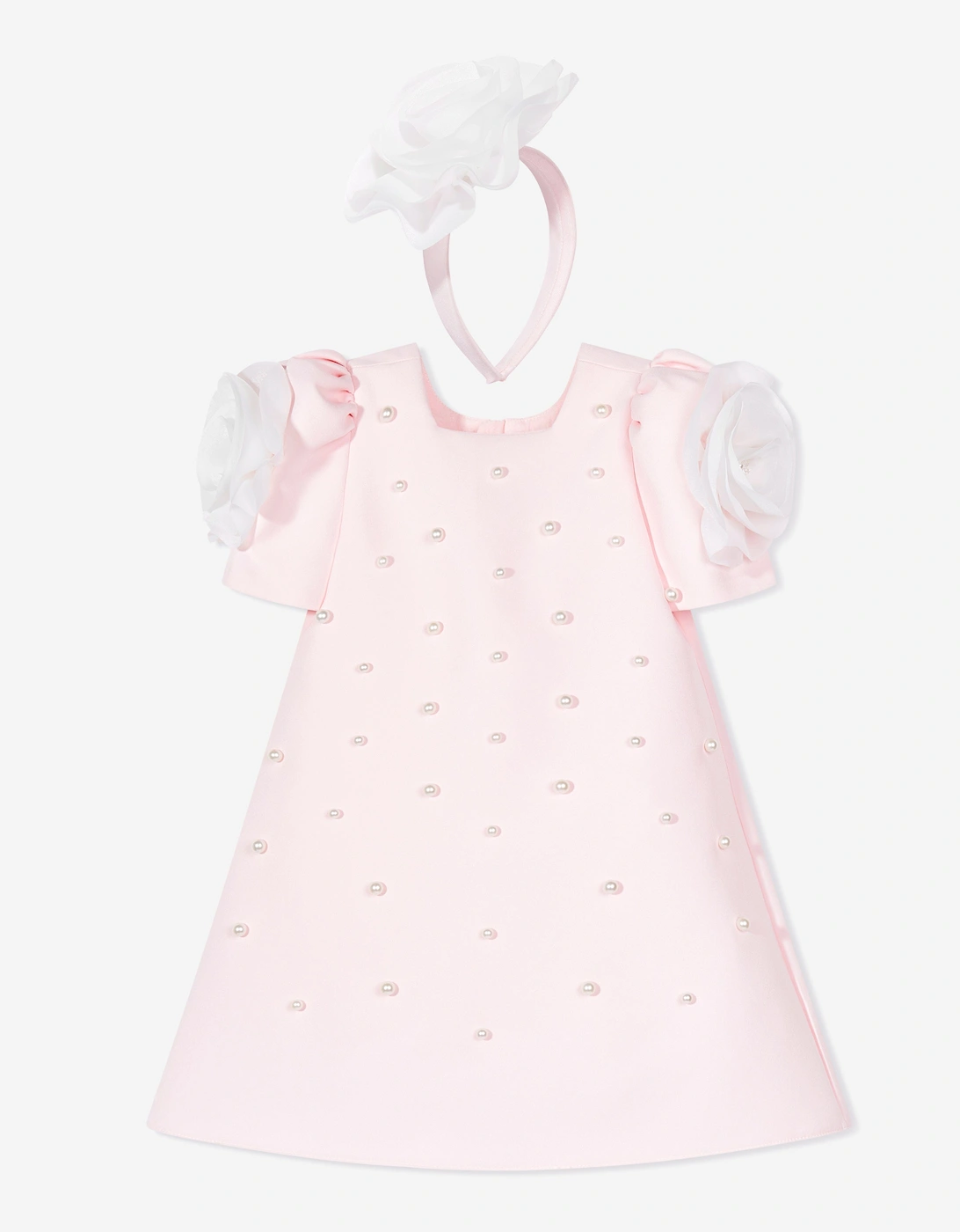 Girls Flower Occasion Dress in Pink, 12 of 11