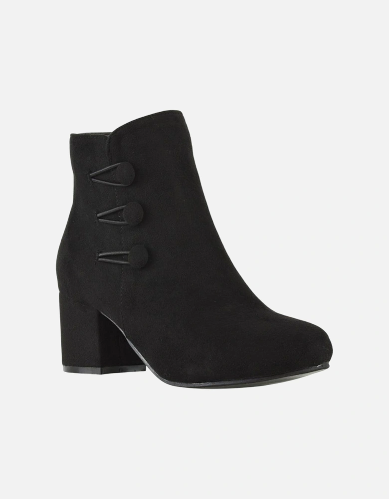 Womens/Ladies Ruth Button Ankle Boots