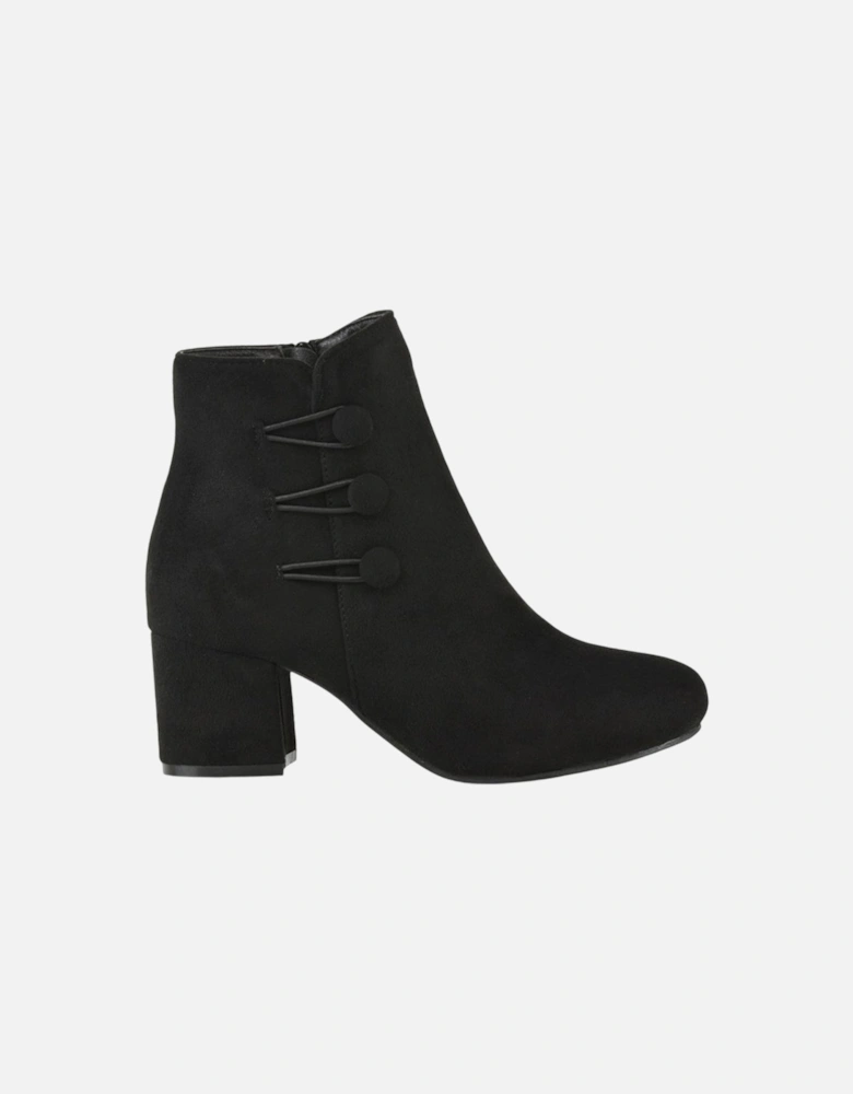 Womens/Ladies Ruth Button Ankle Boots