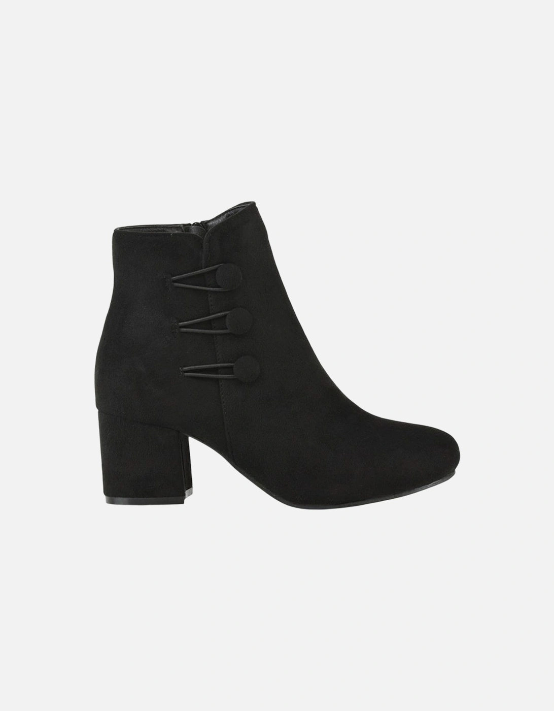 Womens/Ladies Ruth Button Ankle Boots