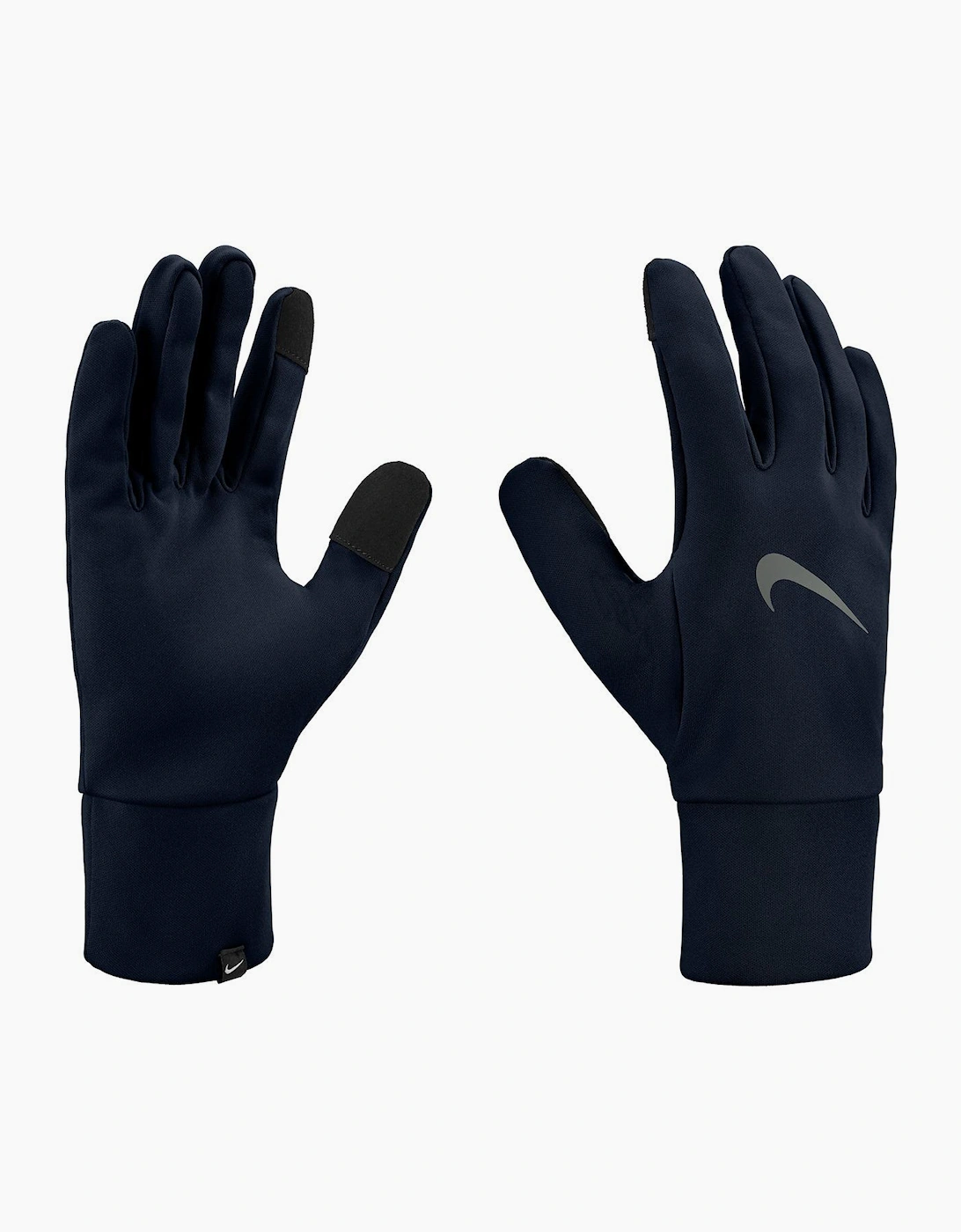 Nike Men's Navy Fleece Therma-Fit Gloves  S