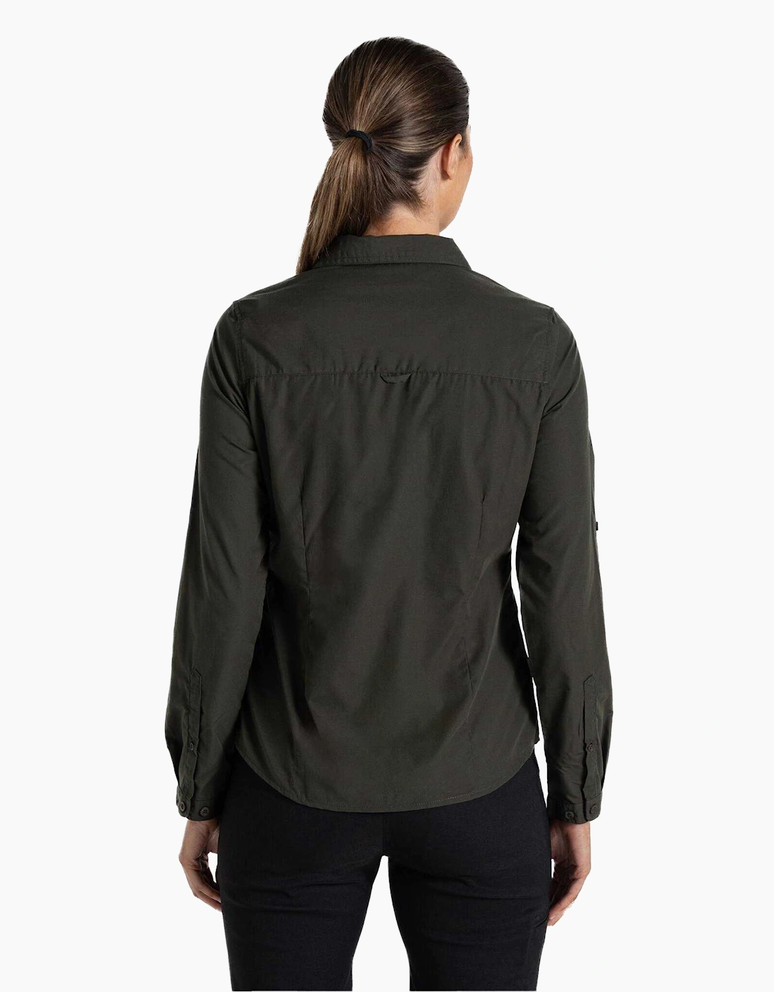 Craghoppers Women's Kiwi Long-Sleeved Shirt - Pebble - 18 Uk - Pebble - 65% Polyester/35% Cotton - Image 3